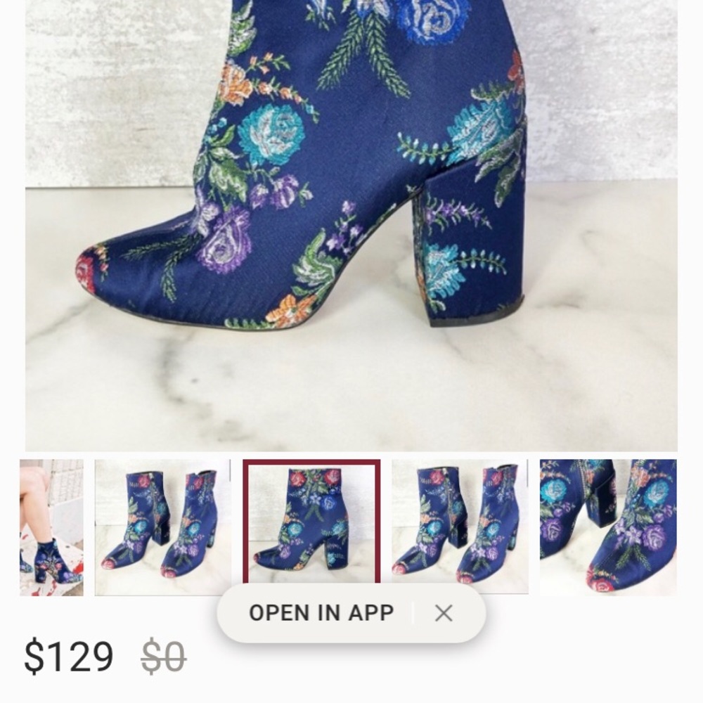 Zara Embroidered Boots - image 5